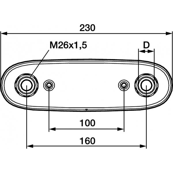 FM Mattson batterifeste for Cu-rør - Med dreneringshull FM Mattson batterifeste for Cu-rør - Med dreneringshull