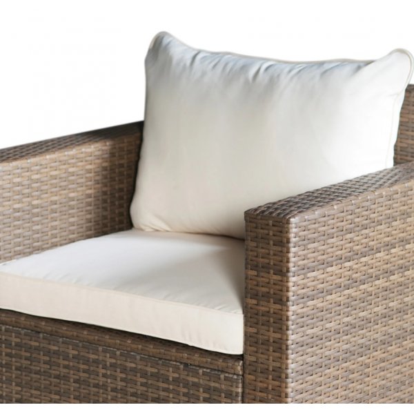 Yngsjö - Utegruppe i brun syntetisk rotting Yngsjö - Utegruppe i brun syntetisk rotting