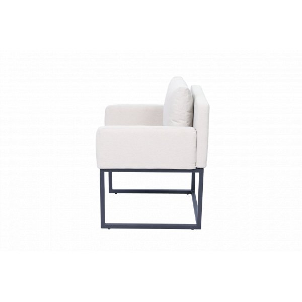 Spisegruppe 6 stoler + bord 215 cm + gr�/svart utend�rs spisegruppe