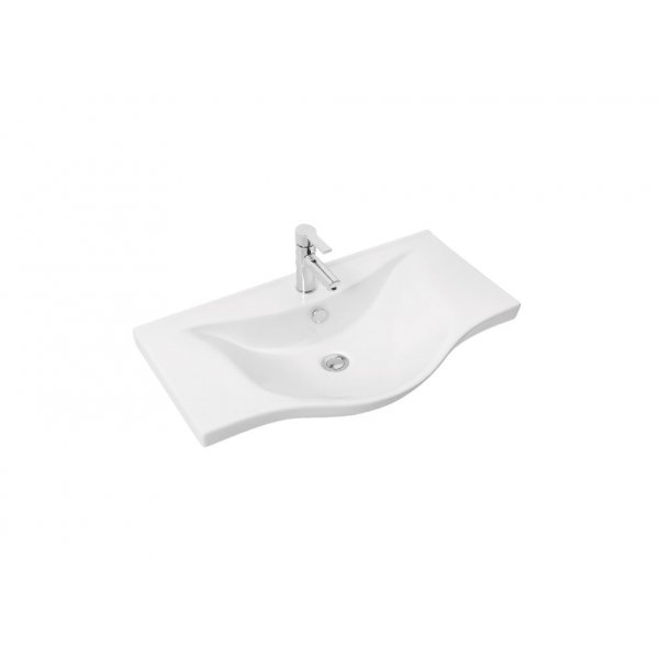 Mbelpakke Capri 80 hvit med speil