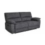 2-seters lenestolsofa ekstra bred i gr�tt - 197 cm