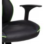 Vayne svart gamingstol med grønne detaljer Vayne svart gamingstol med grønne detaljer