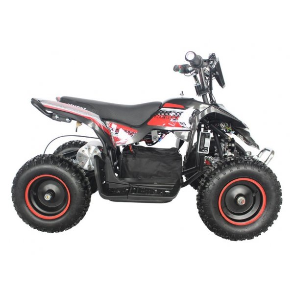 Elektrisk Quad - Sort/rød 500W + Lås kjede Elektrisk Quad - Sort/rød 500W + Lås kjede