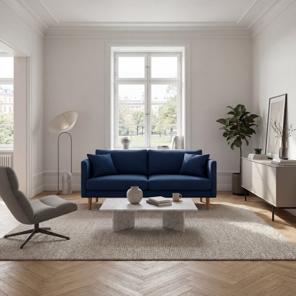 Sofa �stermalm 223 cm - Bl�