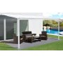 Terrassetak Jim - Hvit - 300 x 310 cm