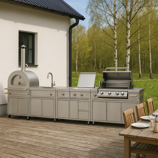 Utekjkken Delux - Rustfritt stl