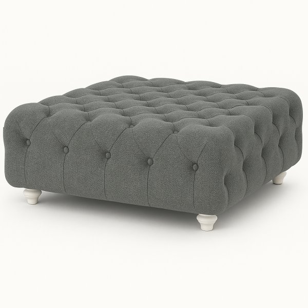 Chester-fotpall 110x110 cm - Gr�