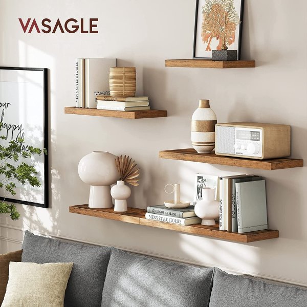 Sussex vegghylle 40 x 20 cm - Brun Sussex vegghylle 40 x 20 cm - Brun