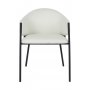 Spisestol beige/svart - Stacey