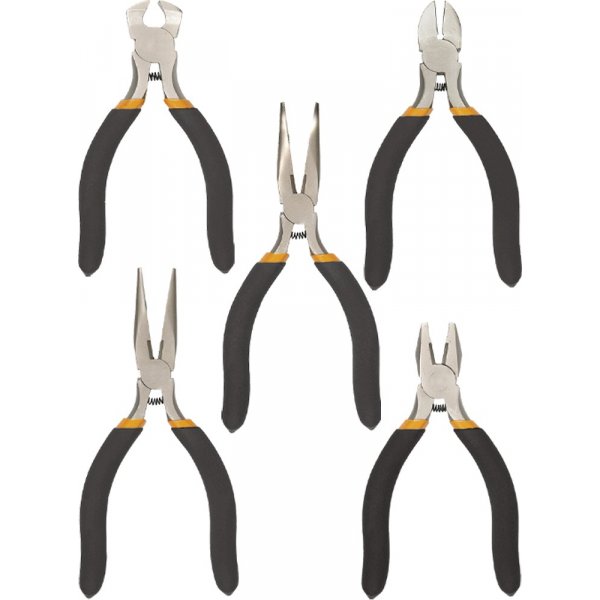 Tangsett Precision, 125 mm - 5 deler