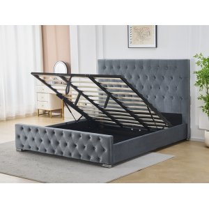 Sengeramme med hodegavl 180 x 200 cm - Gr�