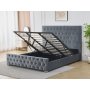 Sengeramme med hodegavl 180 x 200 cm - Gr�