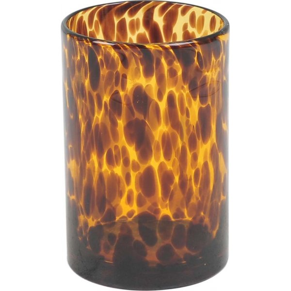Leopardvase liten - Sort/oransje Leopardvase liten - Sort/oransje
