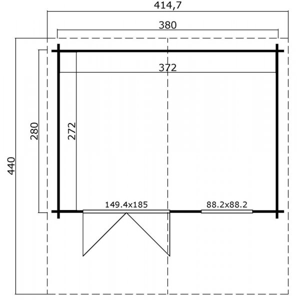 Anneks/ bod Olga 40 - 10,6 m