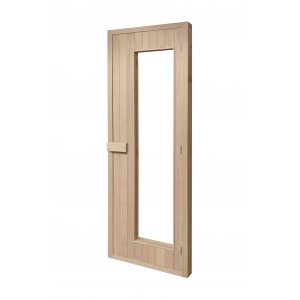 Badstud�r 6x19 klart glass FSC-sertifisert Nordamist Hemlock
