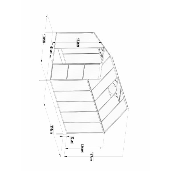 Drivhusgalleri - 6,0 m
