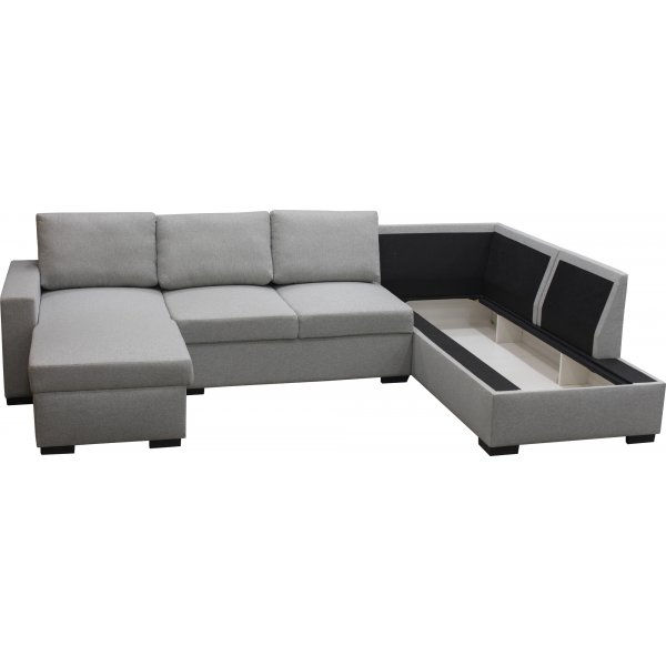 Sofa 309 cm lys grå - Solna Sofa 309 cm lys grå - Solna