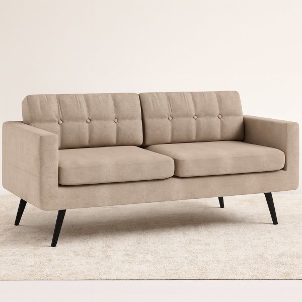 Sofa 3-seter 187 cm - Beige