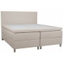 Seng med oppbevaring beige boksseng 180x200 cm Seng med oppbevaring beige boksseng 180x200 cm