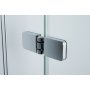 Dusjhjrne halvrundt TX - 6mm glass