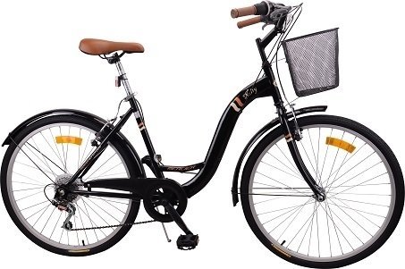 Damesykkel Velo City 26\\\" - Svart Damesykkel Velo City 26\\\" - Svart