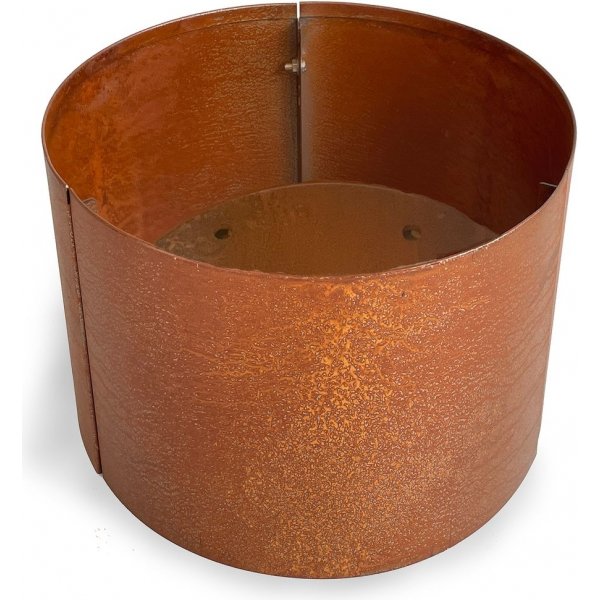 Corten stlpotter rund - H40 x 40 cm