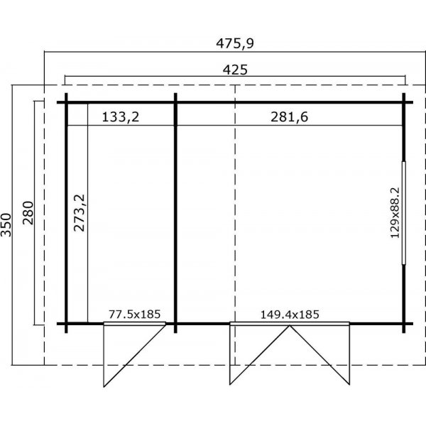Anneks Kelli 34 - 11,9 m² Anneks Kelli 34 - 11,9 m²