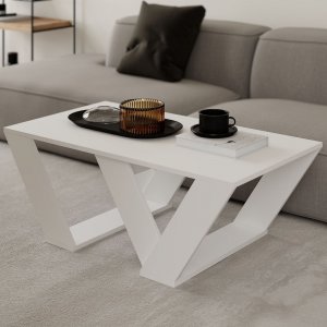 Pipra salongbord 110 x 60 cm - Hvit Pipra salongbord 110 x 60 cm - Hvit
