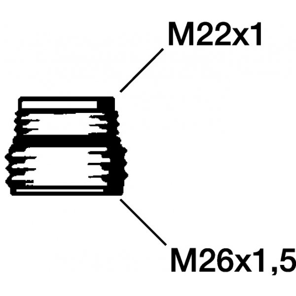 FM Mattsson Overgangsnippel Forniklet - 3973-0000 FM Mattsson Overgangsnippel Forniklet - 3973-0000