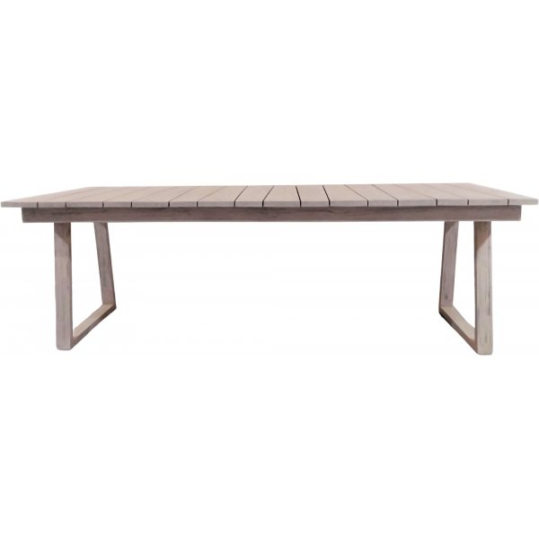 Salt� spisebord i gr� teak - 240x100 cm