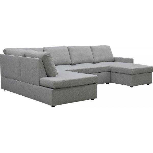 U-sofa sovesofa Tärnö vendbar med oppbevaring - 304 cm - lys grå U-sofa sovesofa Tärnö vendbar med oppbevaring - 304 cm - lys grå