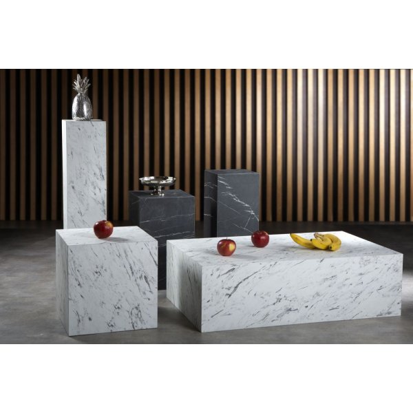 Sidebord hvit marmor (laminat) Sidebord hvit marmor (laminat)