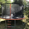 Kundebilde Trampoline med sikkerhetsnett - 425 cm