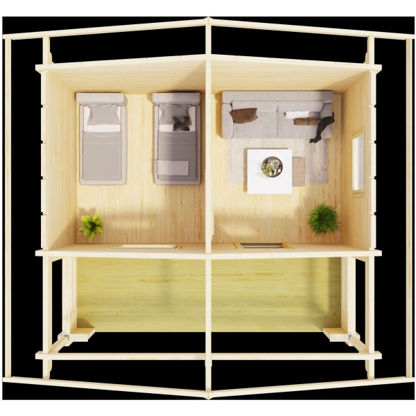 Friggebod Teresa B - 13,1 m² Friggebod Teresa B - 13,1 m²