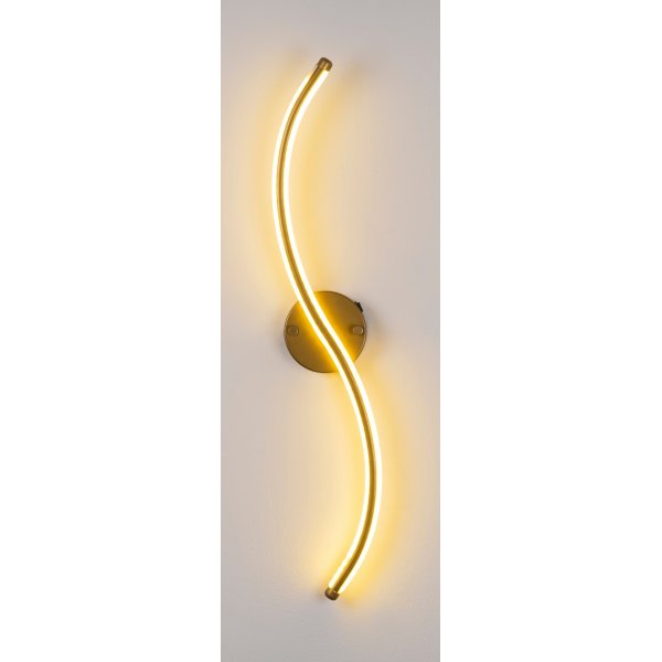 Vegglampe Gull