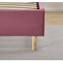 Sengeramme 160 x 200 cm - Rosa fl�yel - Saga