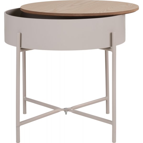 Sisco sidebord Beige/Grå Ø40 cm Sisco sidebord Beige/Grå Ø40 cm