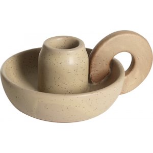 Lottis lysestake 13 x 10 x 6 cm - Beige