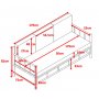 Tinka bambus utend�rs gruppe; 3-seters sofa med bord og 2 lenestoler - Bambus