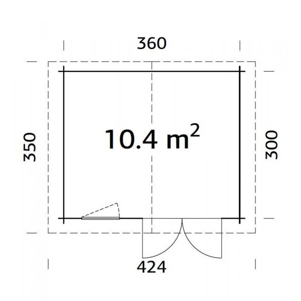 Anneks Klara 10,4 m² Anneks Klara 10,4 m²