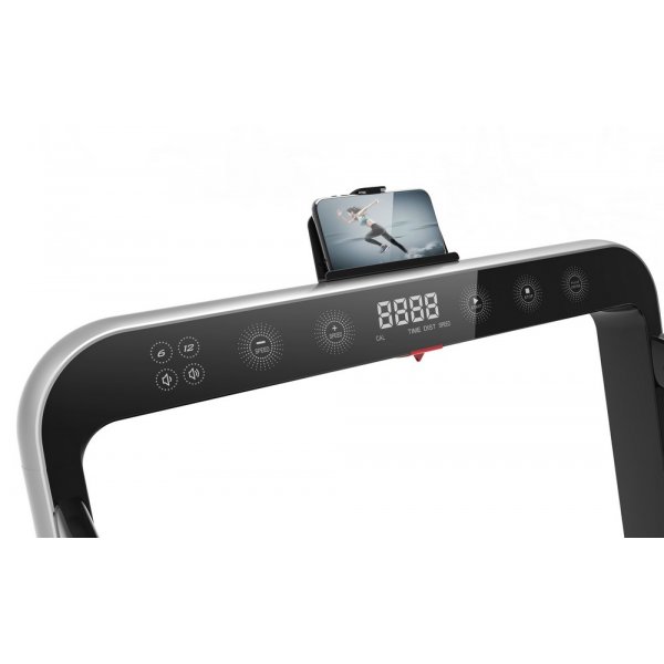 Sammenleggbar tredemølle med makshastighet 17 km/h - Sølv Sammenleggbar tredemølle med makshastighet 17 km/h - Sølv