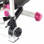 Steppmasking - Med treningsbnd og treningdatamaskin (svart-rosa S3085)