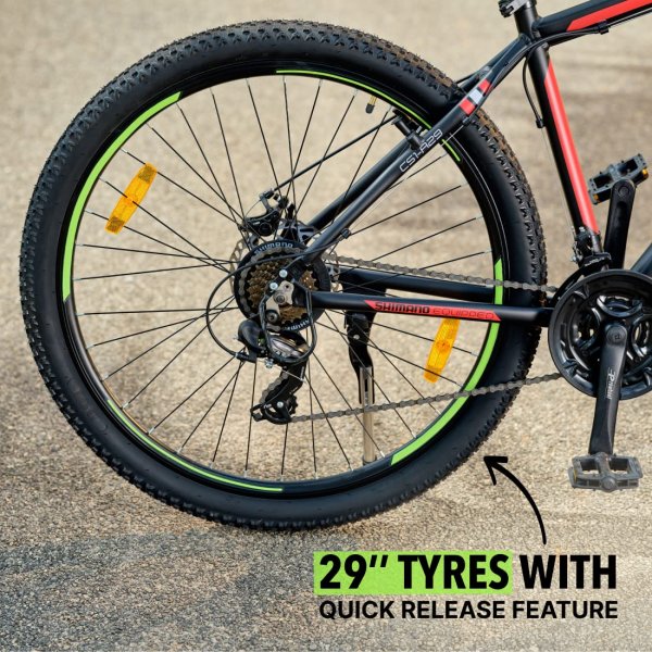 Terrengsykkel Kara 29" - Sort/rd