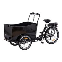 Lastesykkel med sort kasse - 250W Lastesykkel med sort kasse - 250W