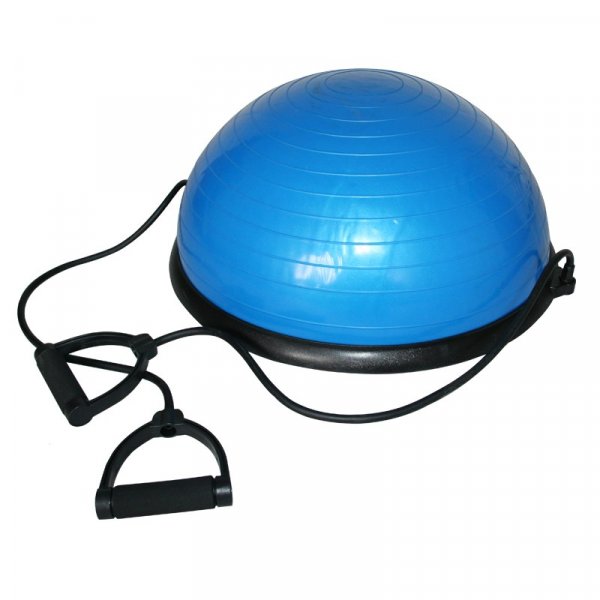 Balanseball - Halvklode med treningsband