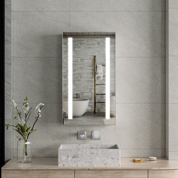 Speilskap - Padova | Myktlukkende dr | LED-belysning