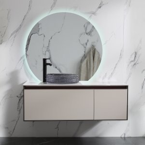 Speil 80cm | Vegghengt eller stående | LED-belysning | Felicia Speil 80cm | Vegghengt eller stående | LED-belysning | Felicia