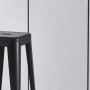 Iris barkrakk i svart metall - Setehøyde 77 cm Iris barkrakk i svart metall - Setehøyde 77 cm