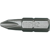 Bits, PH2x25mm - 10-pakk Bits, PH2x25mm - 10-pakk