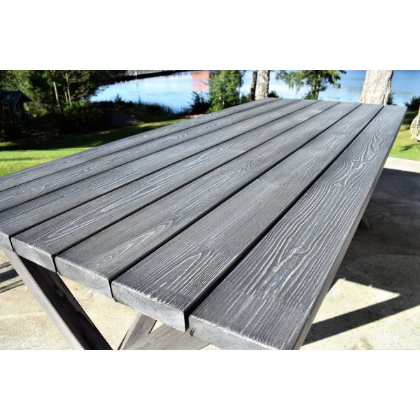 Scottsdale spisebord 190 cm - Rustikk grå + Rengjøringsspray for utemøbler Scottsdale spisebord 190 cm - Rustikk grå + Rengjøringsspray for utemøbler